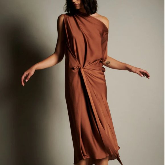 KES NYC Dresses & Skirts - KES NYC Double Wing Dress - Almond